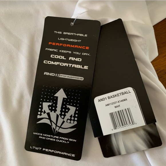 NWT And1 London Lightning Basketball Jersey - Picture 4 of 12